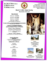Easter Sunday-March 31, 2024