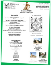 33rd Sunday in Ordinary Time