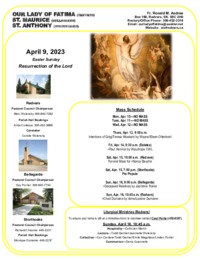 Easter Sunday-Resurrection of the Lord-April 9, 2023
